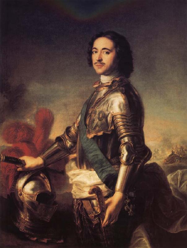 NATTIER, Jean-Marc Portrait of Peter the Great oil painting image